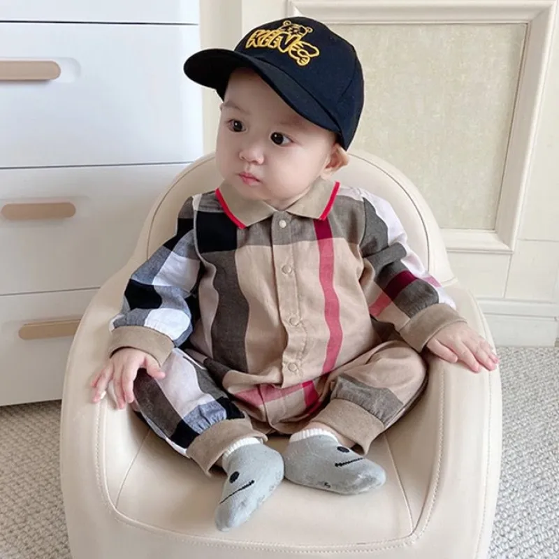 【66-100】かこっいい 折り襟 折り襟 ベビー 赤ちゃん 女の子 男の子 秋 ロンパース