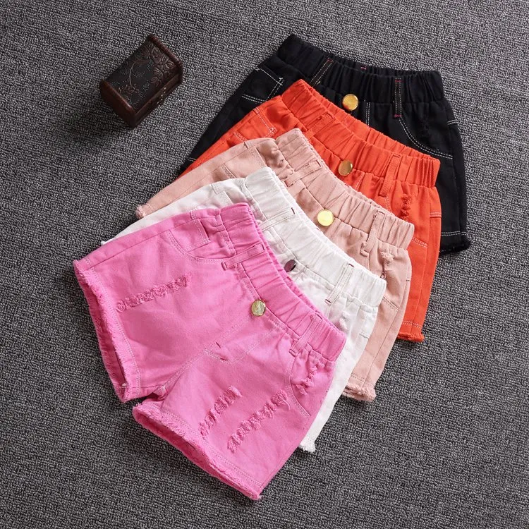 【100-160cm】 多色選べる 韓国風 ファッション 女の子 大活躍 無地 ボトムス