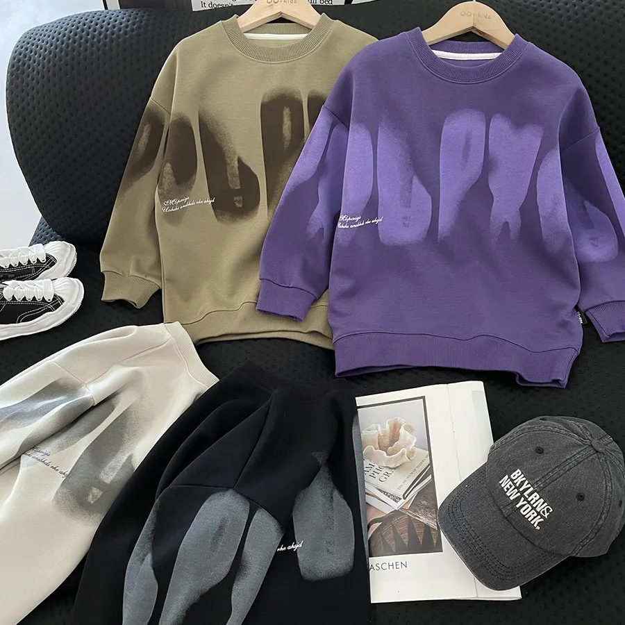 【120-170cm】超人気商品  ファッション クール   カジュアル  合わせやすい  個性 男の子 トレーナー