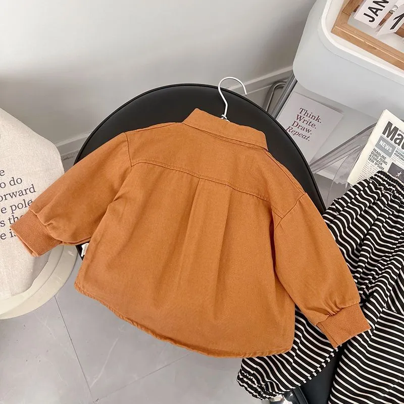 【80-130cm】絶対見逃さないで  かっこいい  ファッション  シンプル  合わせやすい  男の子  アウター