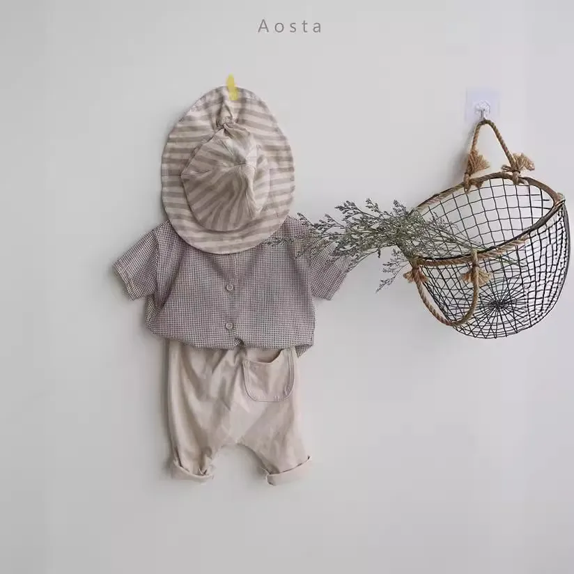 【73-100cm】絶対後悔しない 合わせやすい  シンプル 履きやすい  無地 ボーダー柄 多色選べる  べびー パンツ