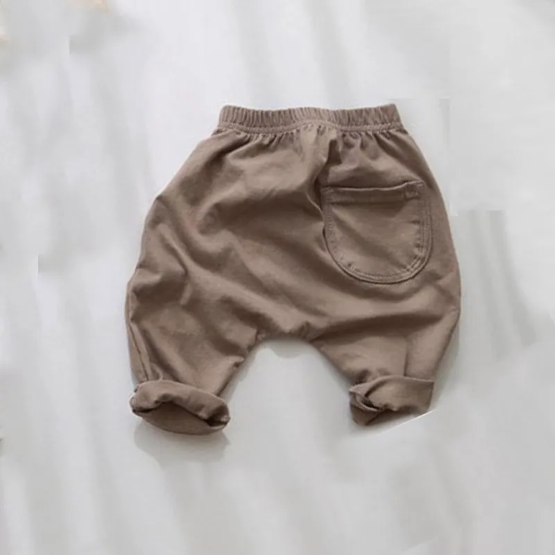 【73-100cm】絶対後悔しない 合わせやすい  シンプル 履きやすい  無地 ボーダー柄 多色選べる  べびー パンツ