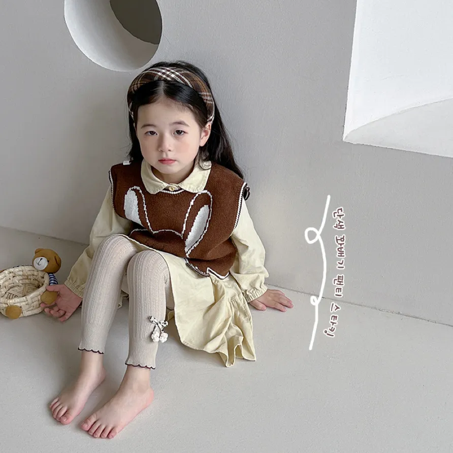 【80-135cm】秋新作  人気上昇中  可愛い  合わせやすい  多色選べる 女の子 ボトムス レギンス