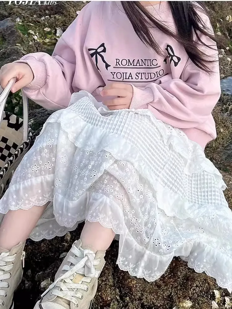 【100-150cm】おすすめ 毎日着たくなる  清新  ins風  スウィート  きれいめ  女の子  スカート