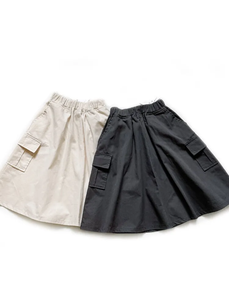 【100-150cm】おすすめ 大人気  合わせやすい  カジュアル  ナチュラル  大振裾  おしゃれ  女の子  スカート