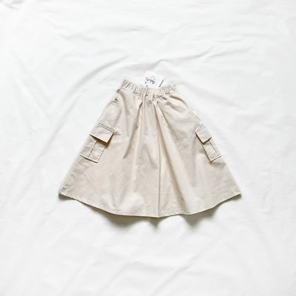 【100-150cm】おすすめ 大人気  合わせやすい  カジュアル  ナチュラル  大振裾  おしゃれ  女の子  スカート