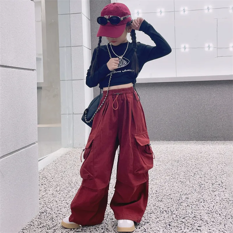 【110-170cm】超ファッション 売れ筋  カジュアル  合わせやすい  おしゃれ   女の子  ボトムス ロングパンツ