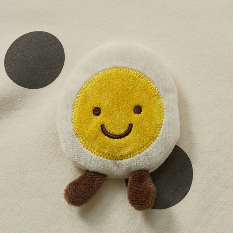 【66-90cm】超かわいい 手触りいい シンプル カートゥーン ドット柄 ベビー服 赤ちゃん 春秋 ロンパース