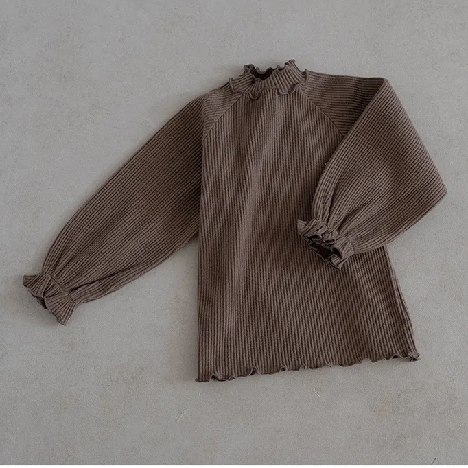 【66-90cm】3色選べる 大流行新作 長袖 春秋 シンプル カジュアル ベビー服 トップス