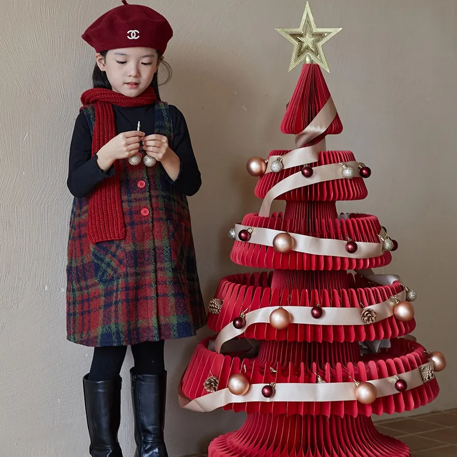 単品注文【90-140cm】一枚で視線を奪う レトロ スウィート 無地 Tシャッツ＋チェック柄 ワンピース＋スカーフ 子供服 女の子 3点 セットアップ