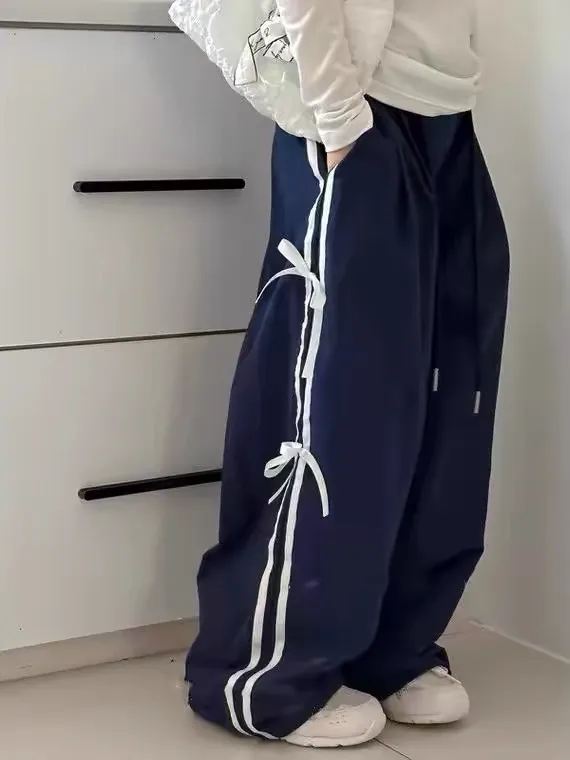 【120-170cm】今季大注目 おしゃれ 女の子 履きやすい カジュアル 合わせやすい ボウタイ 長ズボン