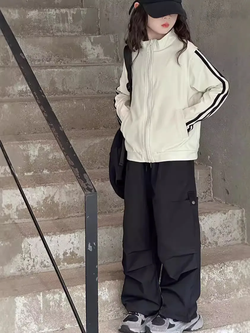 【120-170cm】絶対欲しい！女の子 シンプル 着心地良い 合わせやすい トレンド ジャケット