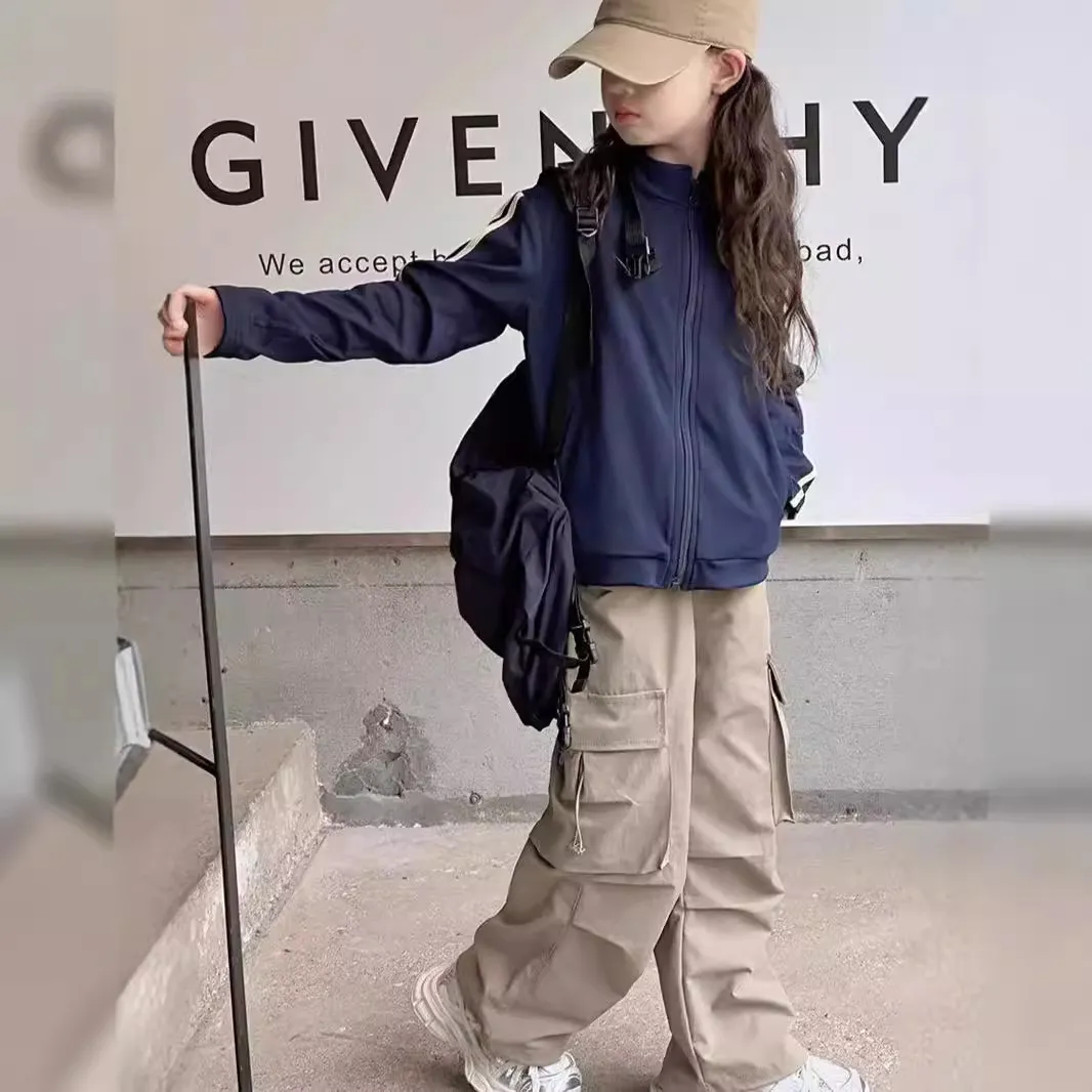 【120-170cm】絶対欲しい！女の子 シンプル 着心地良い 合わせやすい トレンド ジャケット