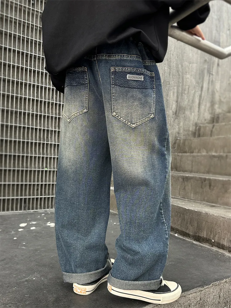 【110-170cm】よく売れる 大人気 カジュアル 履きやすい 男の子 ボトムス デニムパンツ