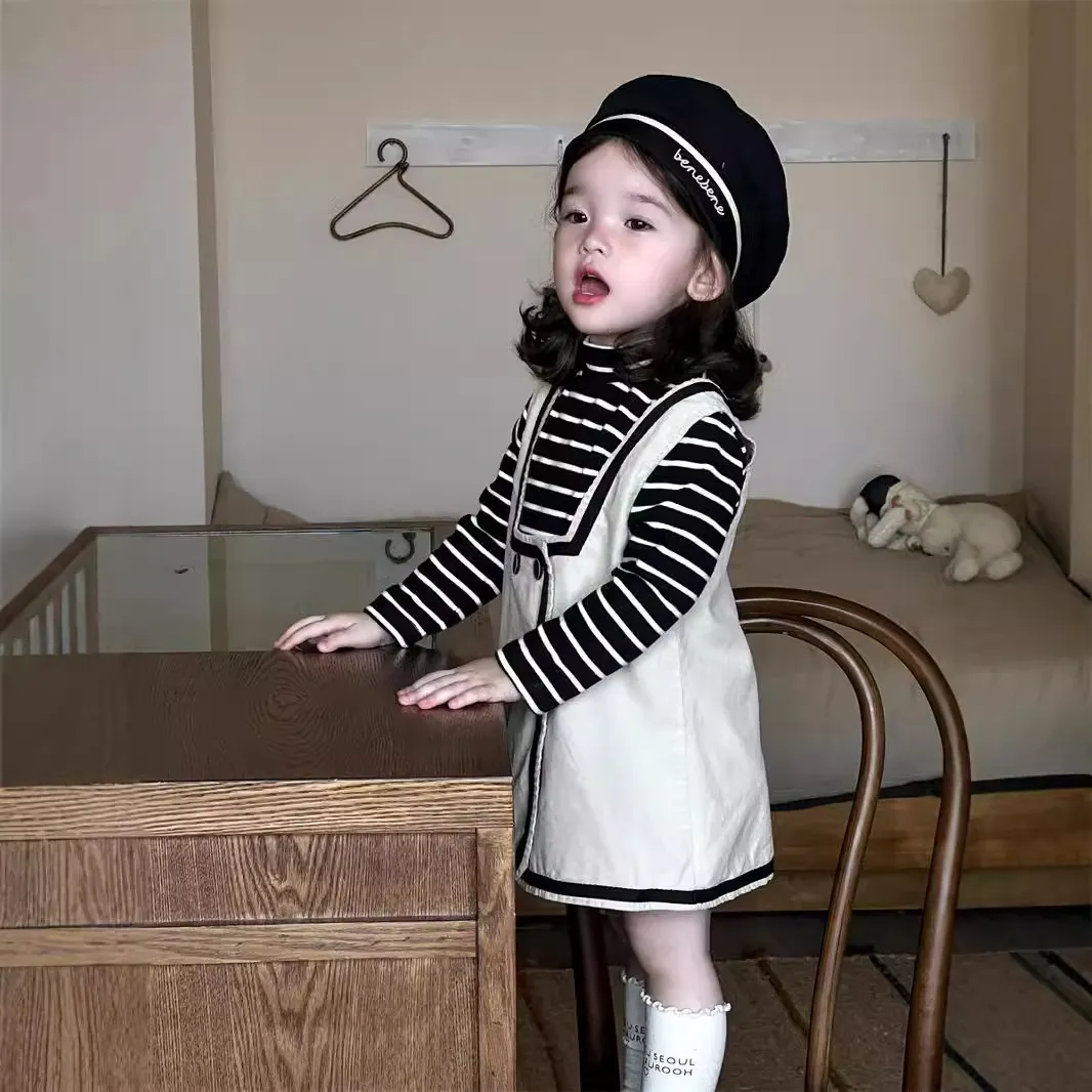 【73-100cm】毎日着たくなる オシャレ スウィート フェミニン ベビー 女の子 トップス/サロペット