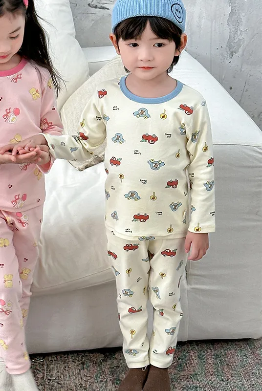 【90-160cm】大人気 肌触り良い 男の子 女の子 着心地良い カートゥーン ルームウェア