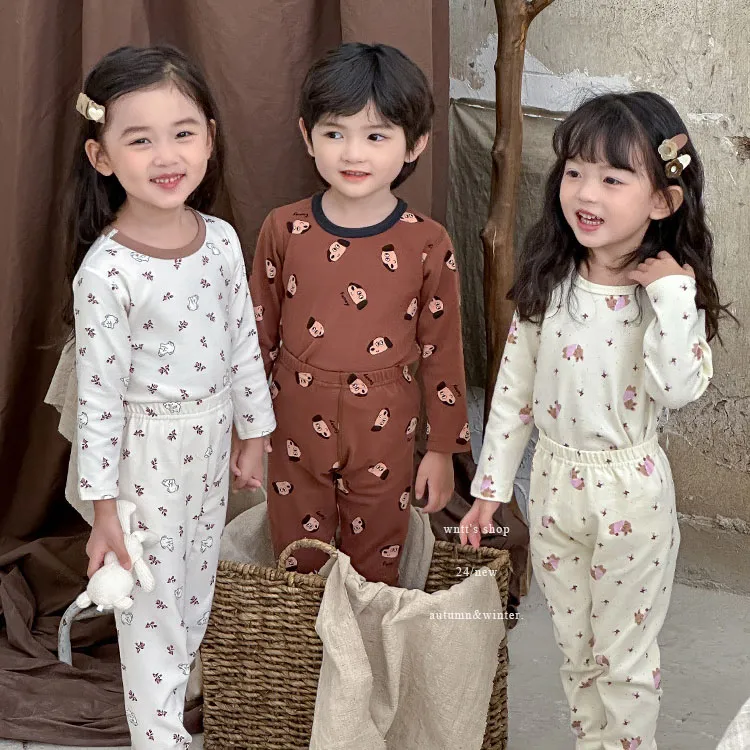 【90-160cm】大人気 肌触り良い 男の子 女の子 着心地良い カートゥーン ルームウェア