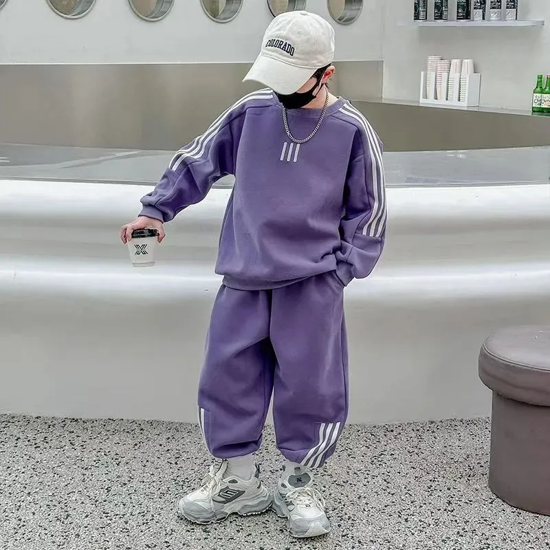 【120-170cm】二点セット 大人気 シンプル 着心地良い トレンド カジュアル トップス+ボトムス セットアップ