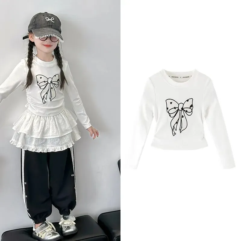 【110-160cm】人気上昇中 おしゃれ 可愛い 大人気 トレンド 女の子 Tシャツ/長ズボン/セットアップ