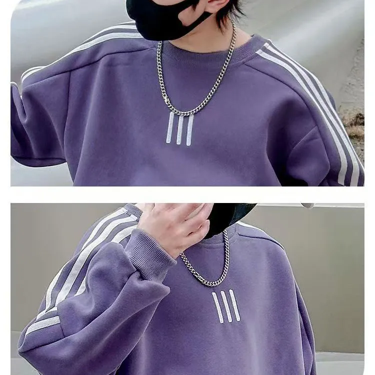 【120-170cm】二点セット 大人気 シンプル 着心地良い トレンド カジュアル トップス+ボトムス セットアップ