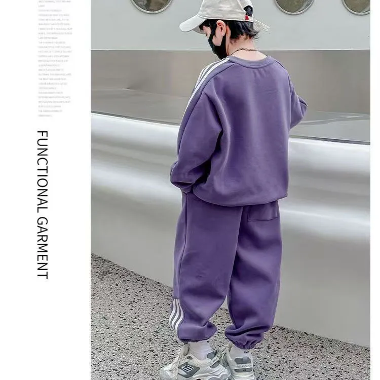 【120-170cm】二点セット 大人気 シンプル 着心地良い トレンド カジュアル トップス+ボトムス セットアップ