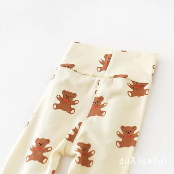 【73-110cm】よく売れる 通気性良い 肌触り良い ベビー服 ハイウエスト ルームウェア 二点セット