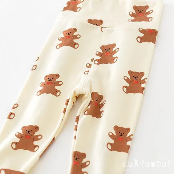 【73-110cm】よく売れる 通気性良い 肌触り良い ベビー服 ハイウエスト ルームウェア 二点セット