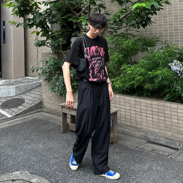 ハンドプリント半袖Tシャツ