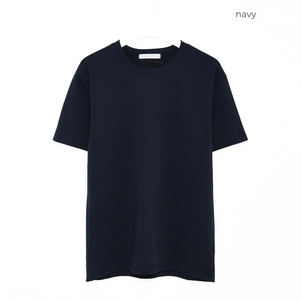 カジュアル無地半袖Tシャツ