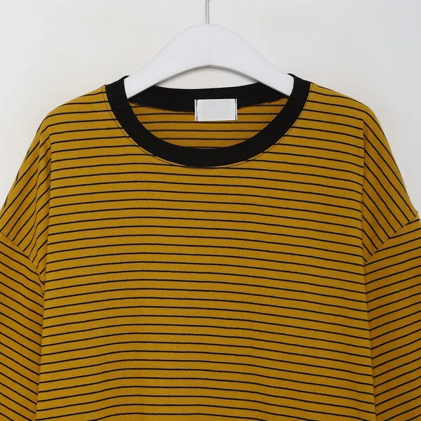 バイカラーボーダーボックスTシャツ