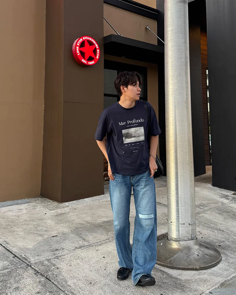 (ORIGINAL) オーシャングラフィックTシャツ