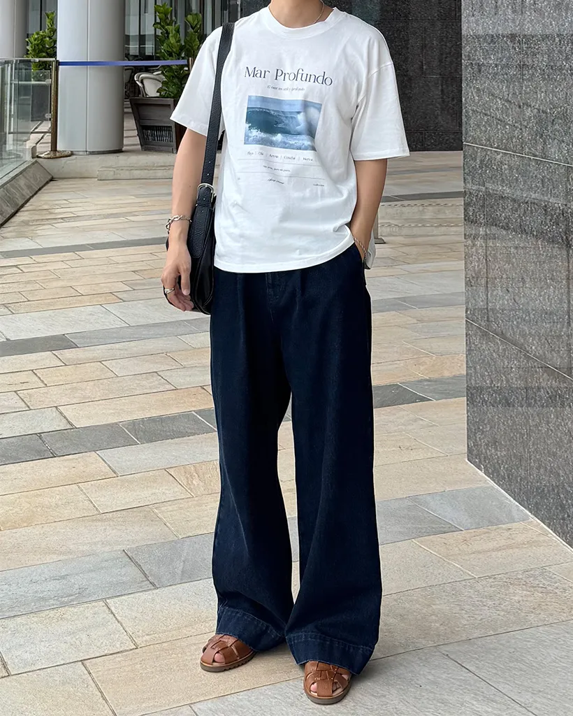 (ORIGINAL) オーシャングラフィックTシャツ