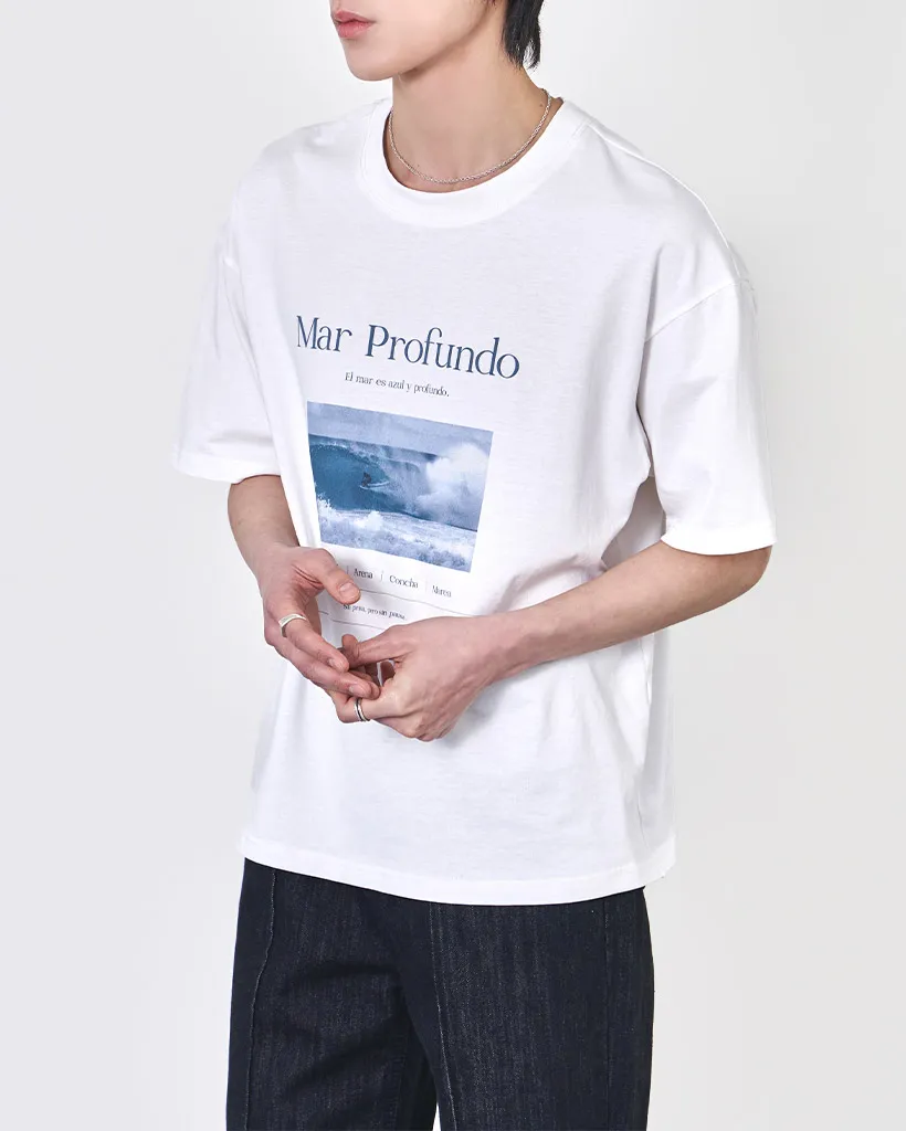 (ORIGINAL) オーシャングラフィックTシャツ