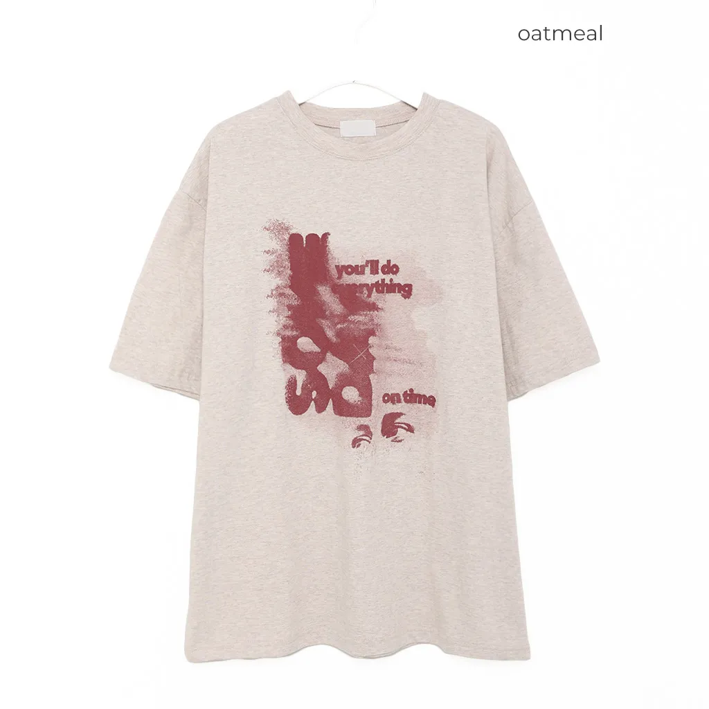 ヴィンテージプリント半袖Tシャツ