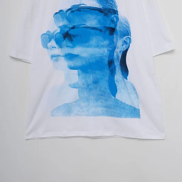 シルエットプリント半袖Tシャツ