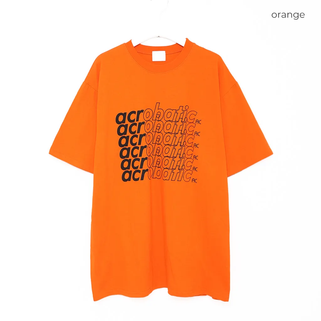 (ユニセックス) レタリングTシャツ