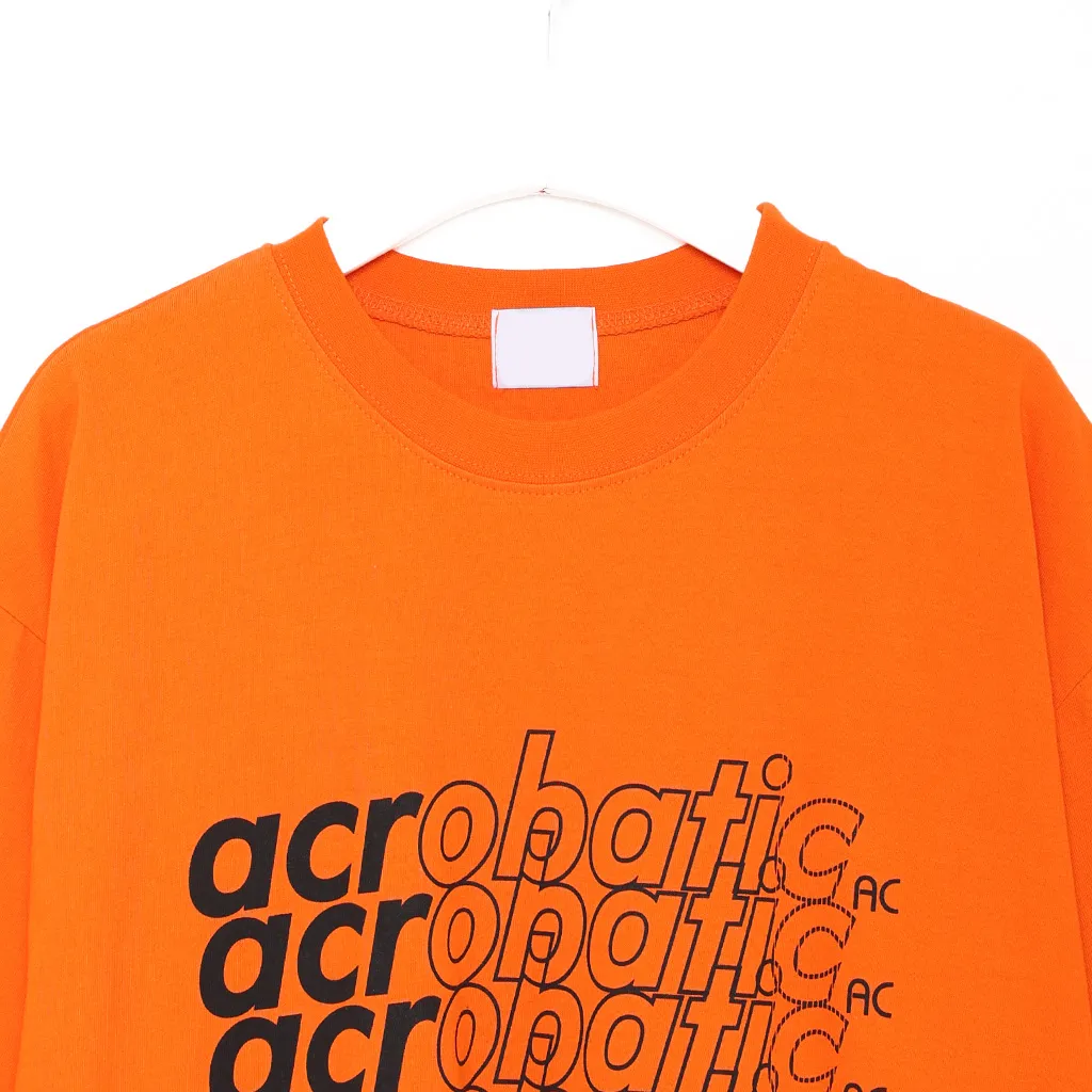 (ユニセックス) レタリングTシャツ