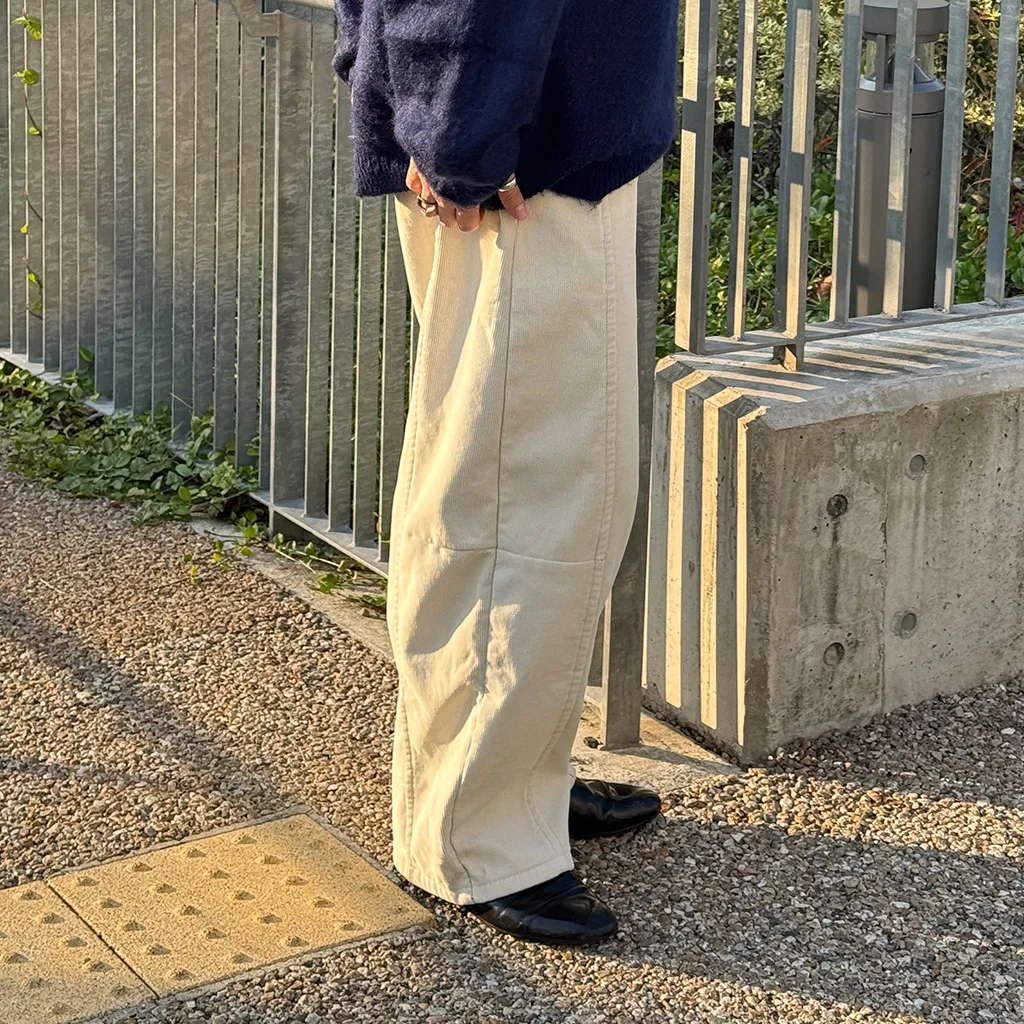 (ユニセックス) バルーンコーデュロイパンツ