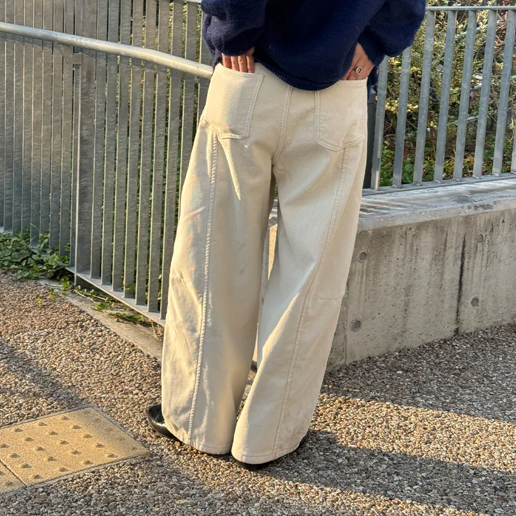 (ユニセックス) バルーンコーデュロイパンツ