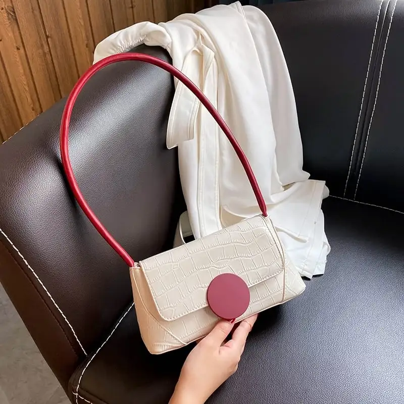 ショルダーバッグ バッグ ファッション 3色展開 PU ハート 女性らしい 演奏会 お呼ばれ ベージュ ホワイト ブラック