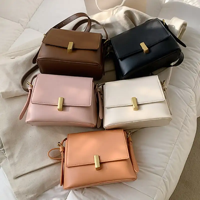 ショルダーバッグ チェーンバッグ 上品らしく ファッション PU 可愛い 綺麗め ブラック オレンジ ホワイト ピンク ブラウン