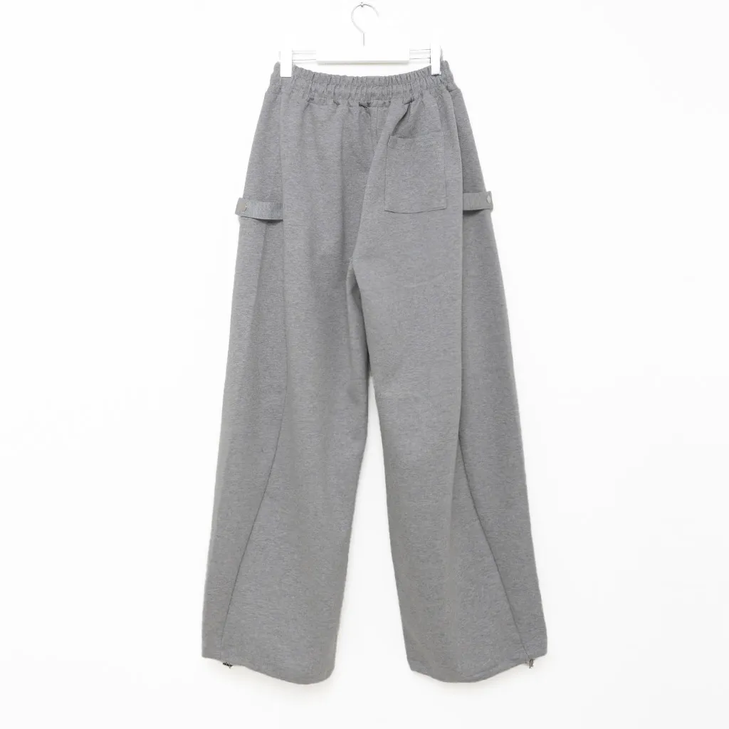 [秋再入荷]サイドポイント2wayスウェットパンツ