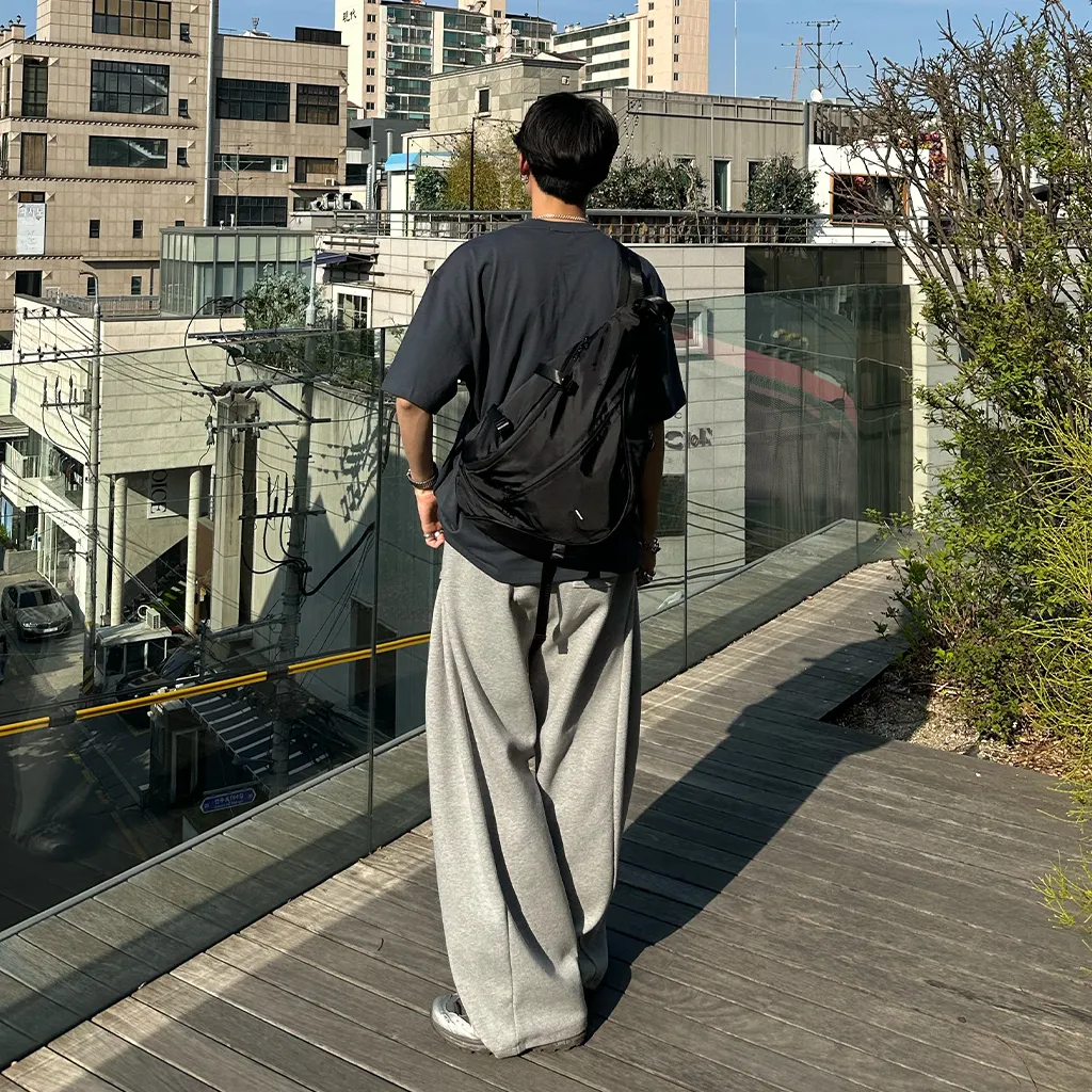 [秋再入荷]サイドポイント2wayスウェットパンツ