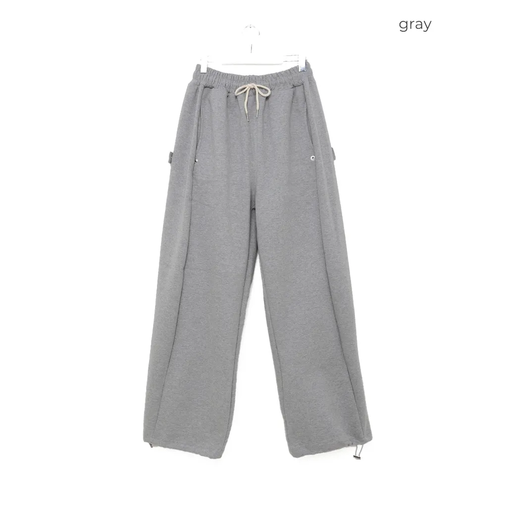 [秋再入荷]サイドポイント2wayスウェットパンツ