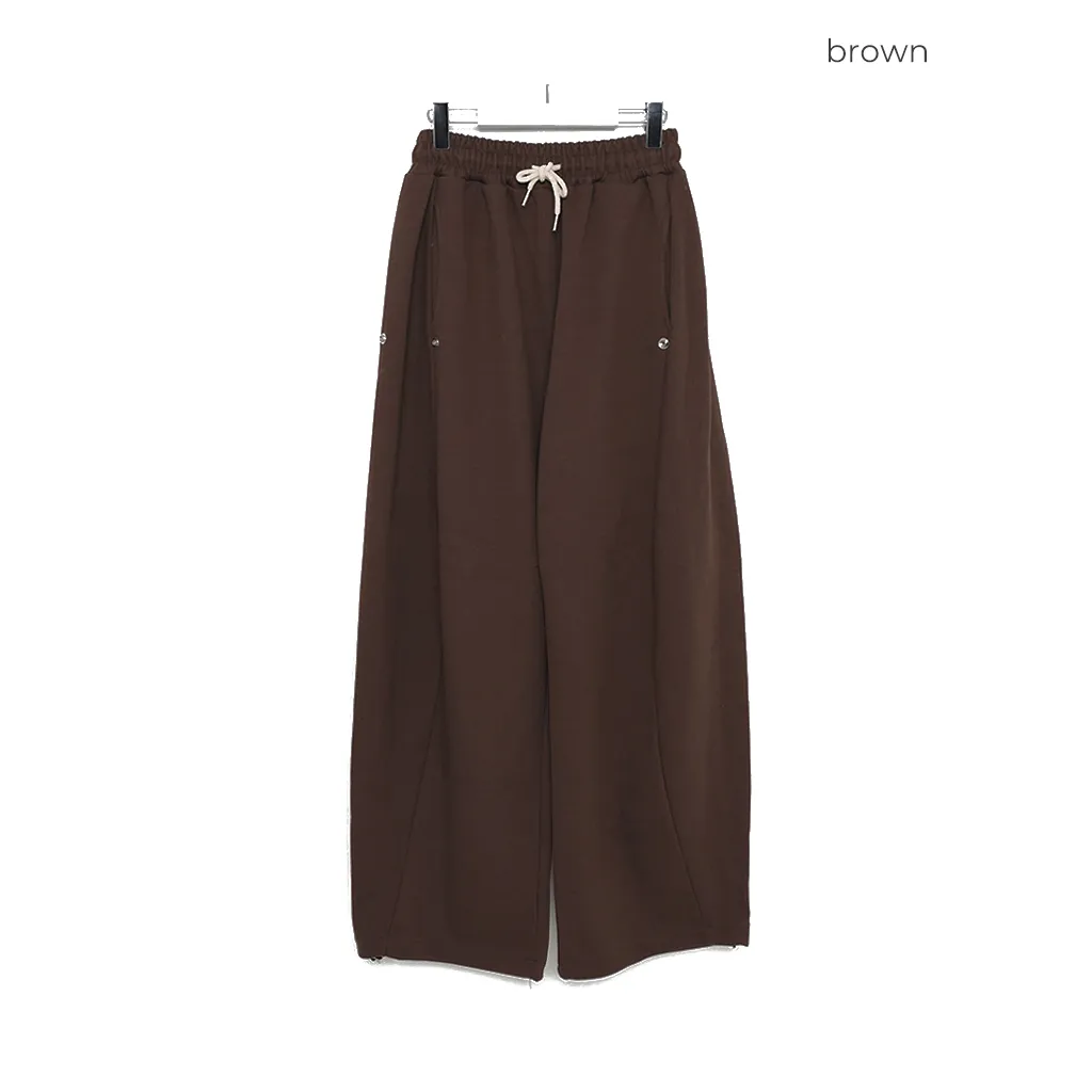 [秋再入荷]サイドポイント2wayスウェットパンツ