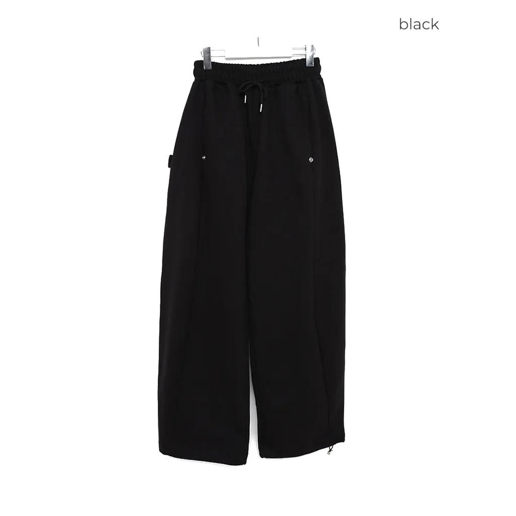 [秋再入荷]サイドポイント2wayスウェットパンツ