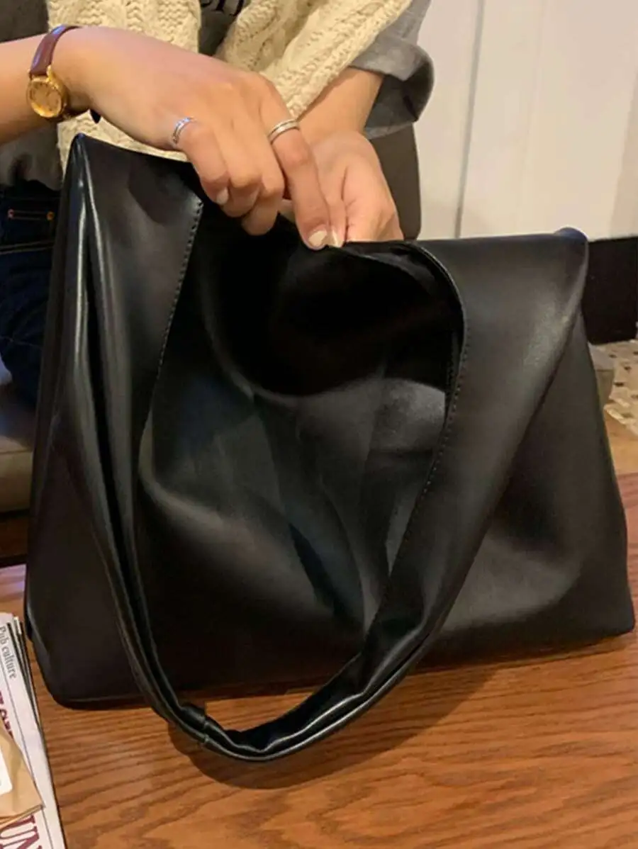 防水 大容量 シンプル  カジュアル スクールバッグ ショルダートートバッグ