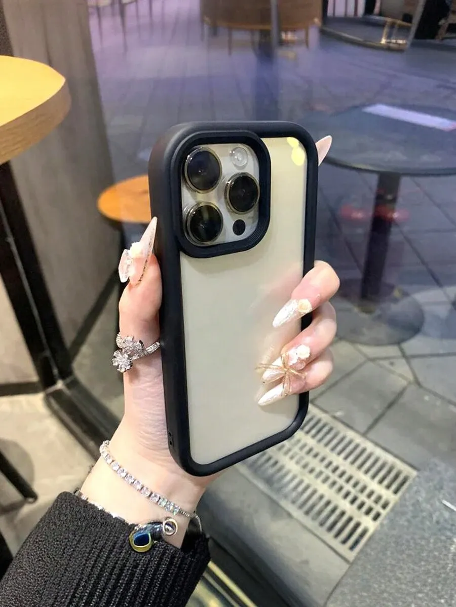 シンプルな透明 ハードケースに対応 スマホケース