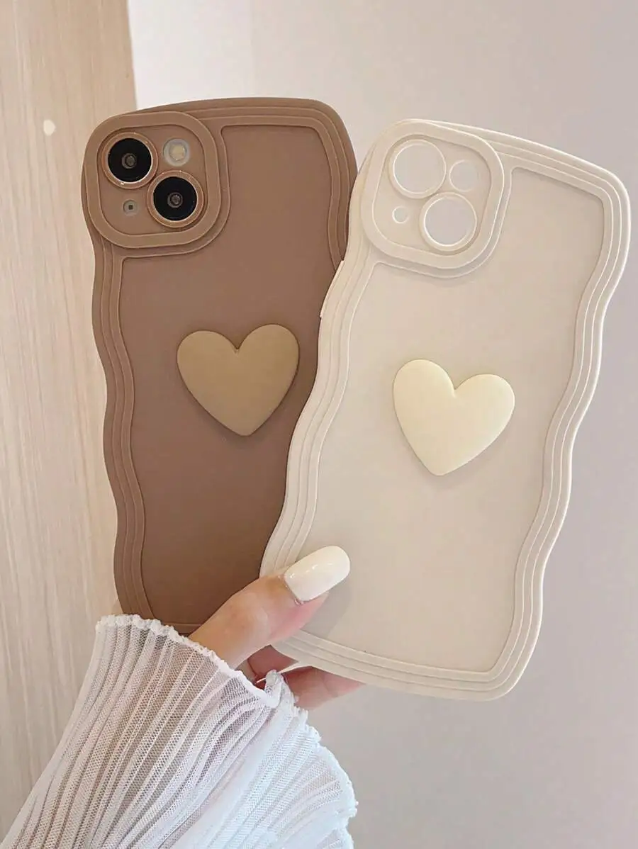 ハートウェーブ キュート パーソナライズ スマホケース