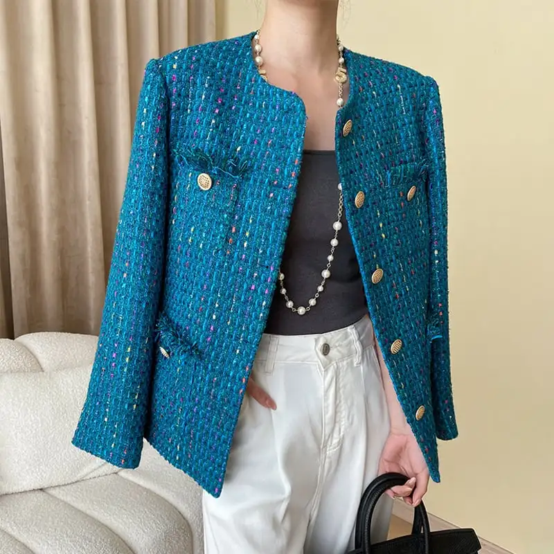 アウター ジャケット カラフル シングルブレスト 長袖